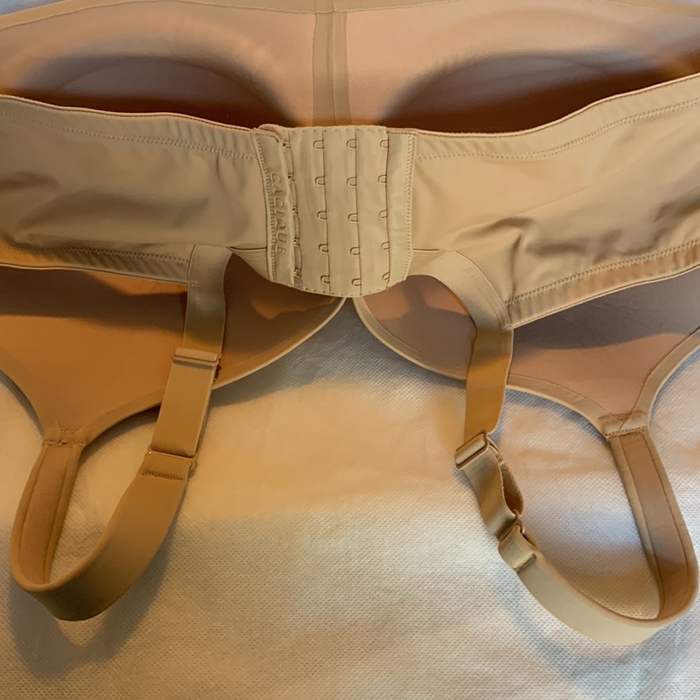 Cacique Size 46DDD (46F) Nude Color Bra EUC - Picture 7 of 8